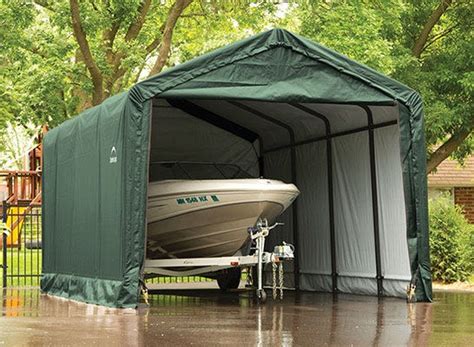 steel boat box shelter|shelterlogic boat carport.